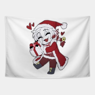 christmas damon broken colors Tapestry