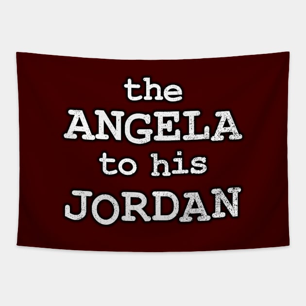 The Angela to his Jordan Tapestry by GloopTrekker