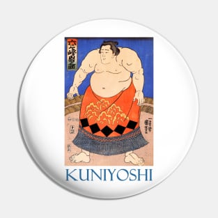 Sumo Wrestler by Utagawa Kuniyoshi Pin