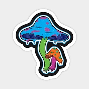 Trippy Mushrooms Magnet