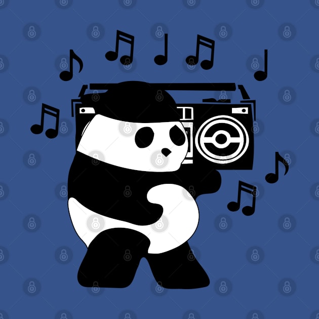 Boom Box Panda by bambamdesigns