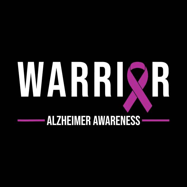 Warrior Recovery Purple Ribbon ALZHEIMER AWARENESS Gift by thuylinh8