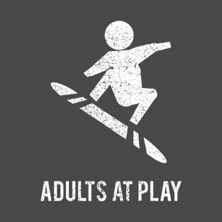 Snowboarding Adults at Play T-Shirt