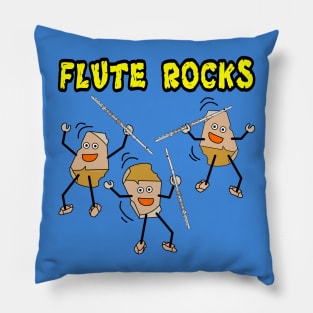 Flute Rocks Pillow