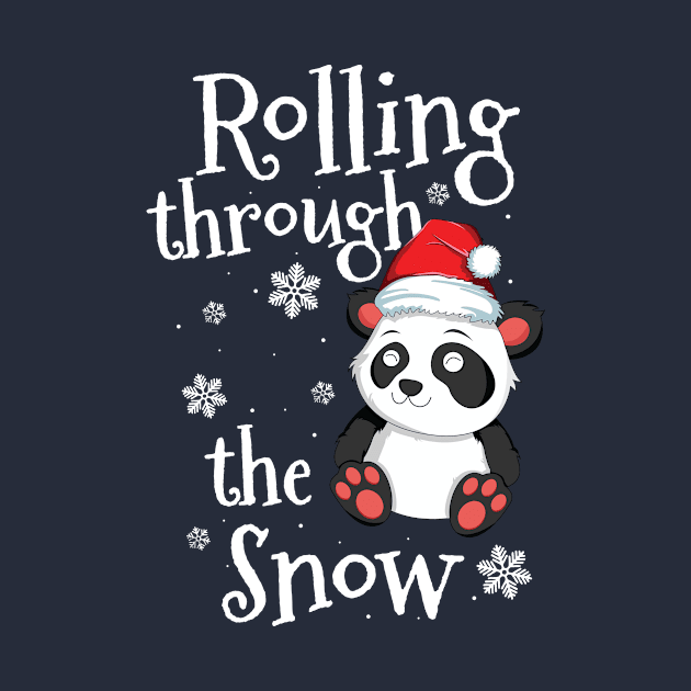 Rolling Through The Snow T-Shirt Dashing Christmas Pajama by 14thFloorApparel