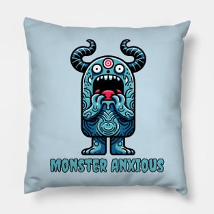 Anxiety monster Pillow