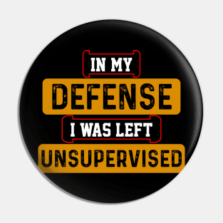 In my Defense Pin