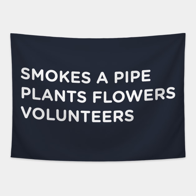 Pipe Smoker Who...  design no. 3 Tapestry by Eugene and Jonnie Tee's