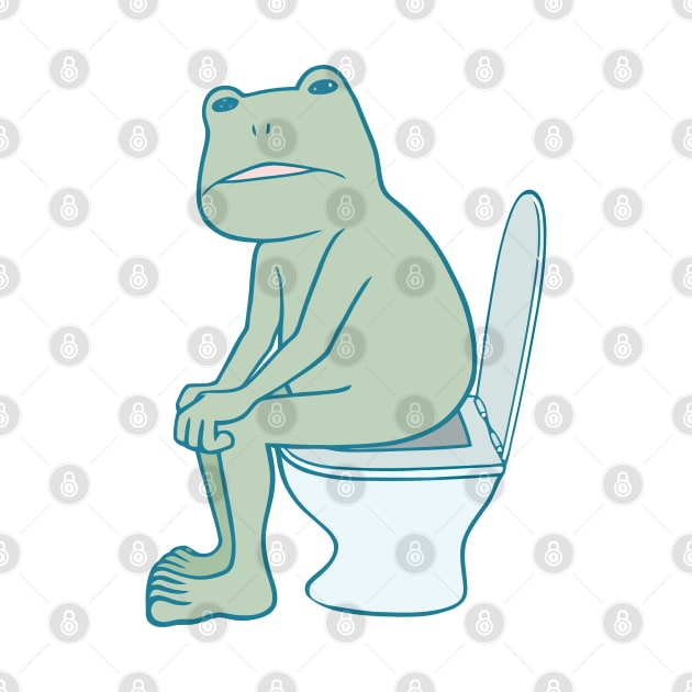 Funny Frog Toilet by TheAnimeFactory