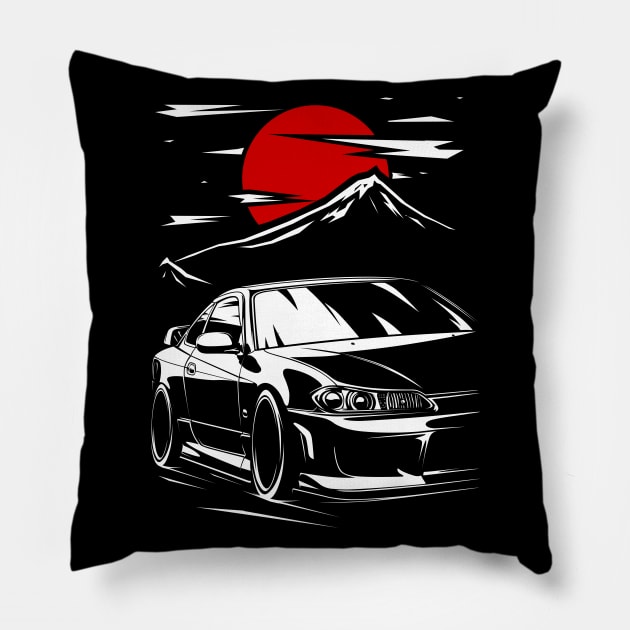 Nissan s15 Pillow by racingfactory