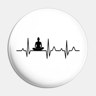 yoga poses, heart rate meditation namaste Pin