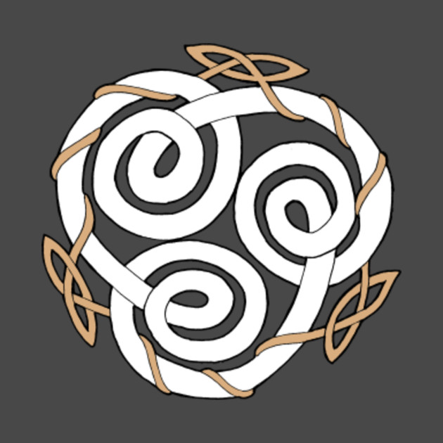 Celtic triskele  druid  tshirt  teepublic