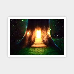 Welcome To My Tree House (Fairy Tree House) Magnet