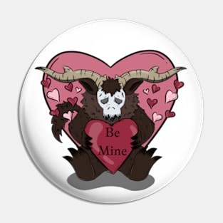 Wendigo Be Mine Pin