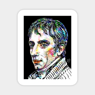 WILLIAM WORDSWORTH watercolor and ink portrait Magnet