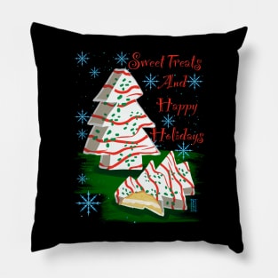 Sweet treats and happy holidays Pillow