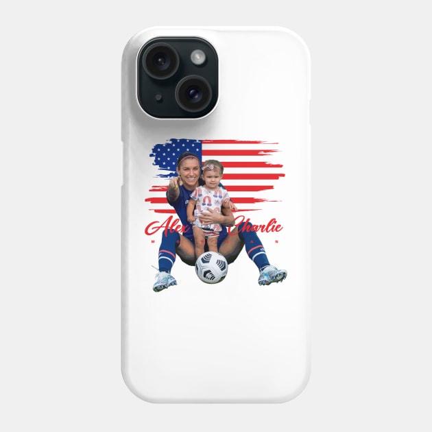 Alex Morgan and Charlie Phone Case by Juantamad