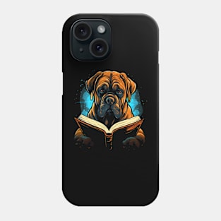 English Mastiff Reads Book Phone Case