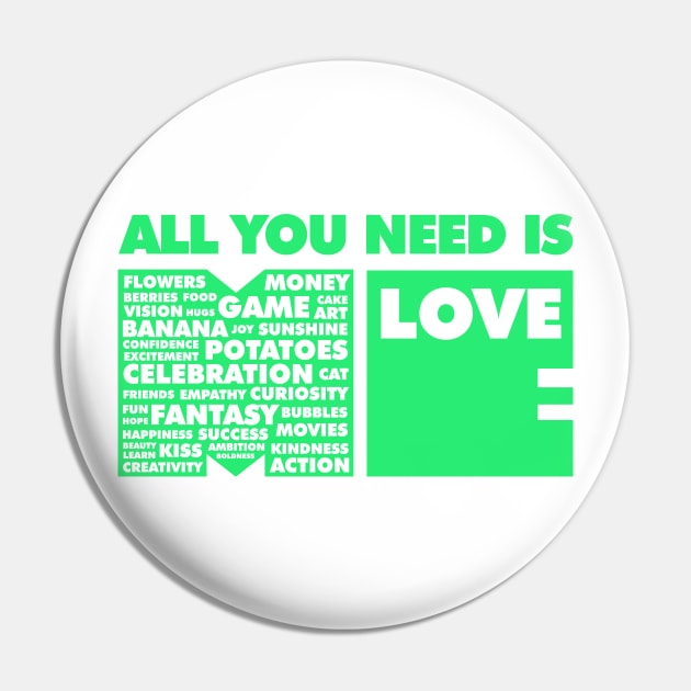 All You Need Is Love In Me Pin by ArtsByNaty