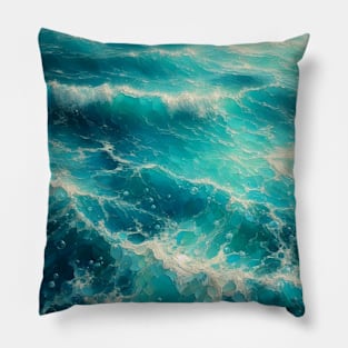 Blue Sea Breeze Pillow