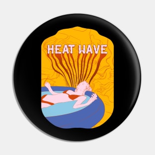 Heat Wave Summer T-Shirt Pin