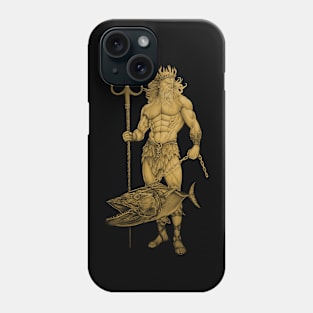 Poseidon and his dog Phone Case