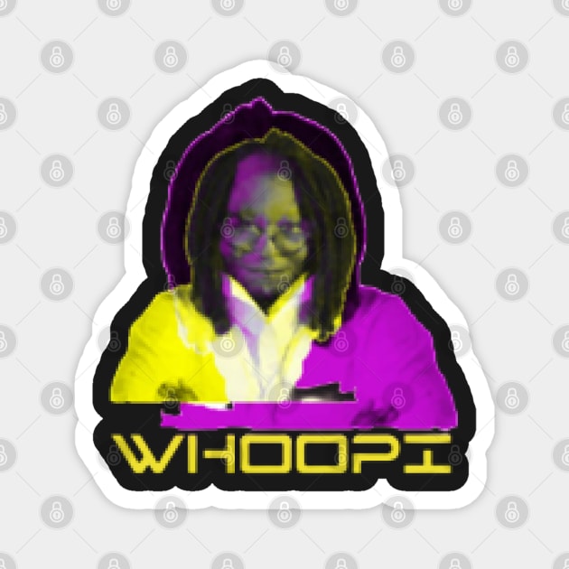 Whoopi Goldberg Magnet by KoumlisArt