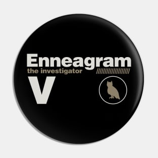 Enneagram 5 Pin