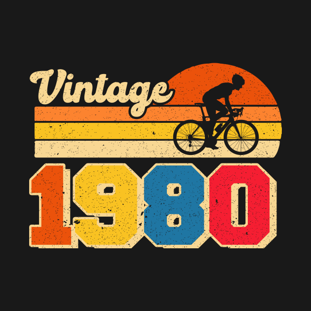 40th Cycling Birthday Gift Custom Vintage 1984 Birthday Gift For Men 40th Birthday Tee For Dad copy by jadolomadolo