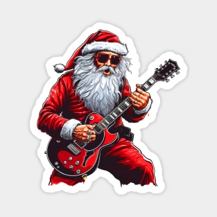 Guitar Santa Magnet