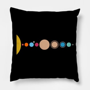 Minimalist Solar System Pillow