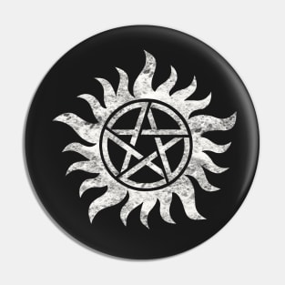 Supernatural Anti Possession (Stone Textured) Pin