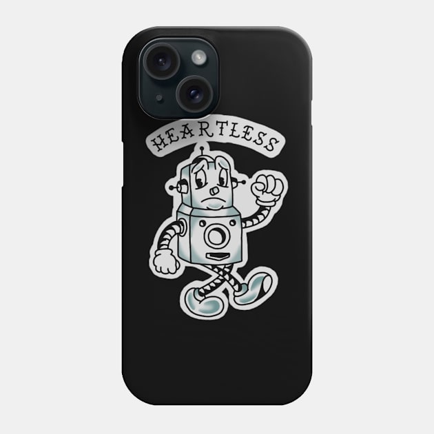 heartless robot Phone Case by rafaelwolf