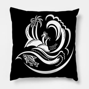 Ride the Waves! Pillow