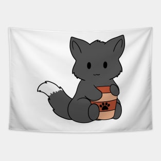 Black Fox Coffee Tapestry