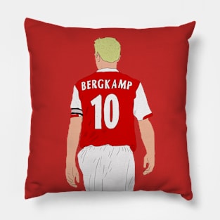 Dennis Bergkamp Jersey Number 90s Football Iconic Minimalist Pillow