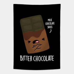 Bitter Chocolate Cute Candy Pun Tapestry