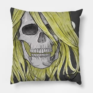 woman skull Pillow