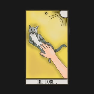 The Fool Tarot Card - Cat Edition T-Shirt