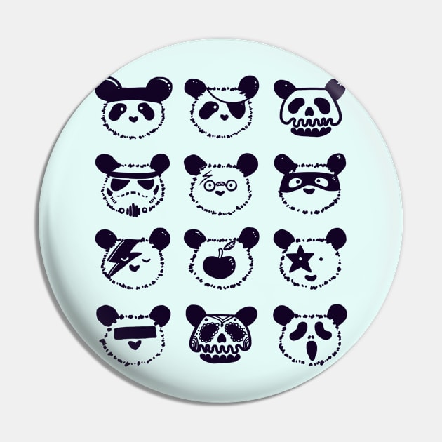 Pop Panda Pin by Tobe_Fonseca