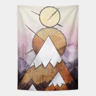 Metal Mountains Tapestry