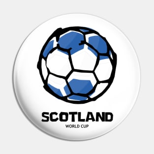 Scotland Football Country Flag Pin