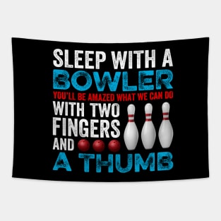 Funny Bowling Gift For Bowlers Tapestry