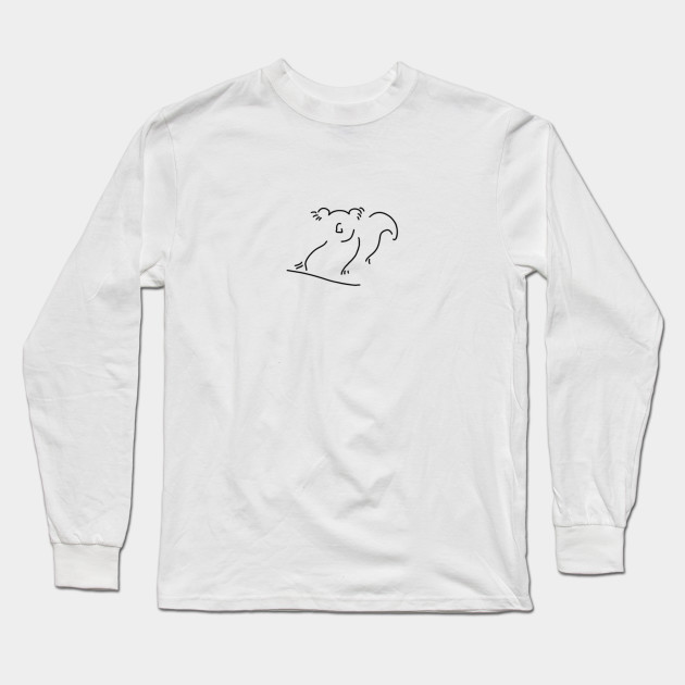 Koala Bear Asia China Paws Long Sleeve T Shirt Teepublic