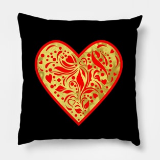 HAPPY Valentine Day Heart Pillow