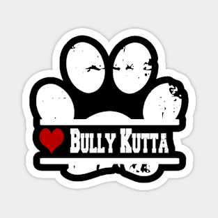 Bully Kutta dog paw print Magnet