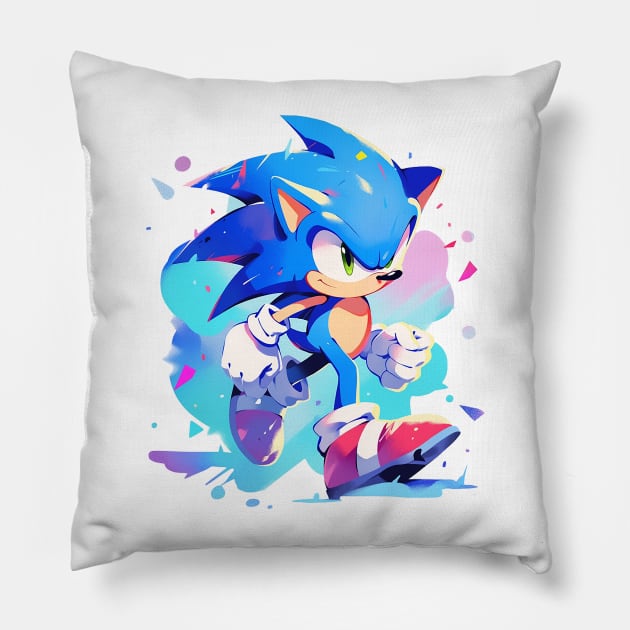 sonic Pillow by skatermoment