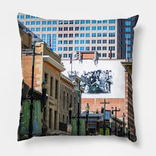 Downtown images. Pillow