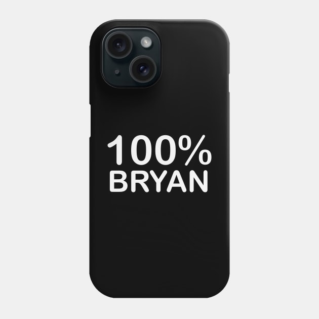 Bryan name couples gifts for boyfriend and girlfriend long distance. Phone Case by BlackCricketdesign