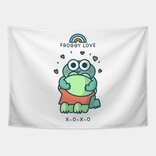 froggy love xoxo Tapestry